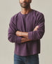 Men's French Rib Crew - Grapeseed